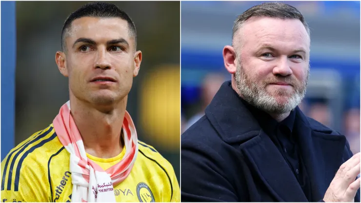 Cristiano Ronaldo of Al Nassr and English legend Wayne Rooney.
