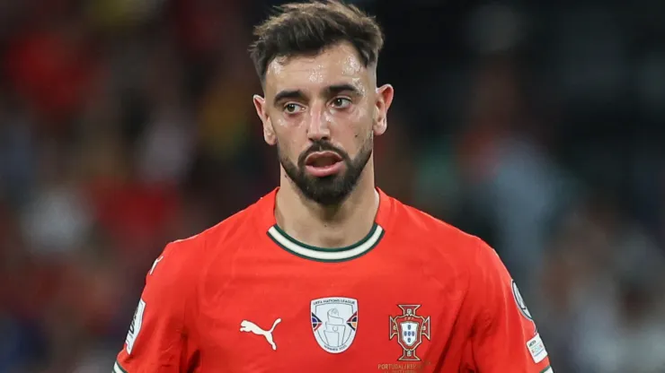 Bruno Fernandes of Portugal during the FIFA World Cup 2026 qualifier.