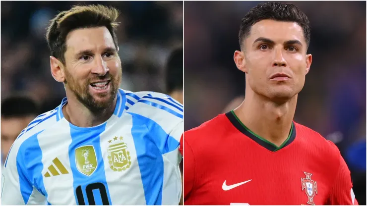 Lionel Messi of Argentina and Cristiano Ronaldo of Portugal.