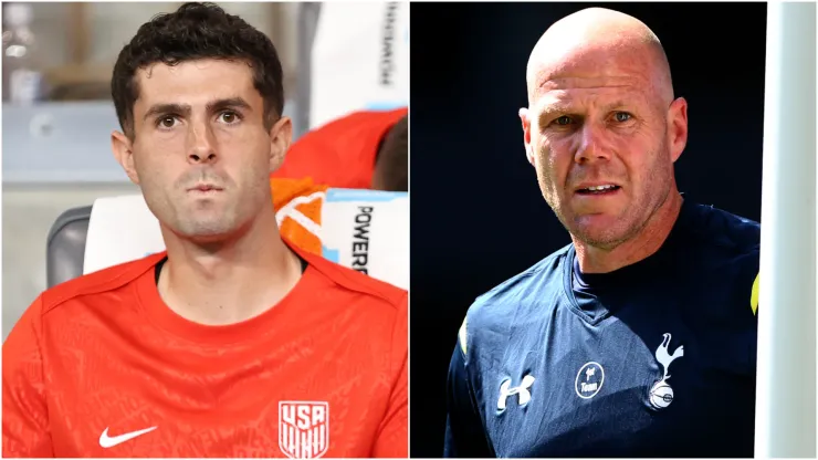Chrisitan Pulisic (left) and Brad Friedel (right)