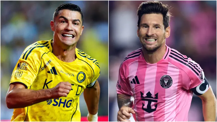 Cristiano Ronaldo of Al Nassr and Lionel Messi of Inter Miami.
