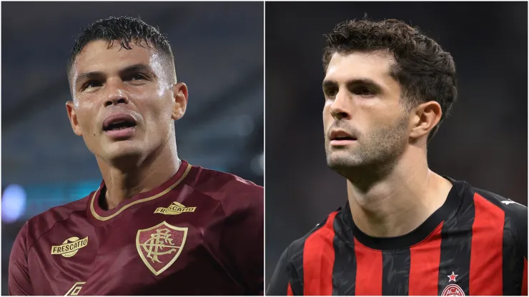 Thiago Silva (left) and Christian Pulisic (right)
