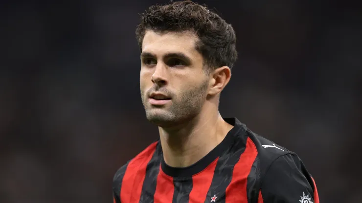 Christian Pulisic of AC Milan during the Coppa Italia.
