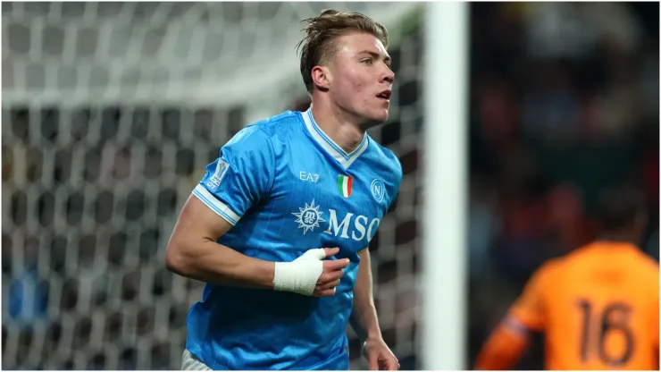 Rasmus Hojlund of SSC Napoli
