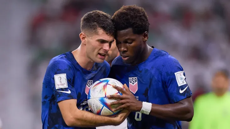 Pulisic and Musah of the USMNT

