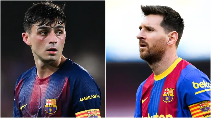 Pedri and Lionel Messi were teammates at Barcelona.
