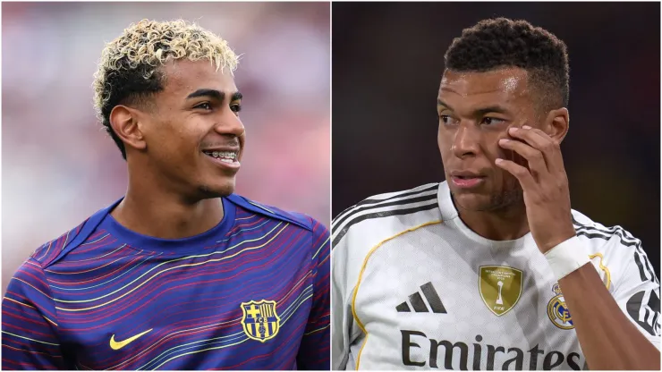 Lamine Yamal and Kylian Mbappe.
