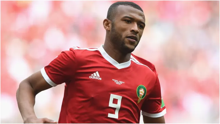 Morocco player Ayoub El Kaabi
