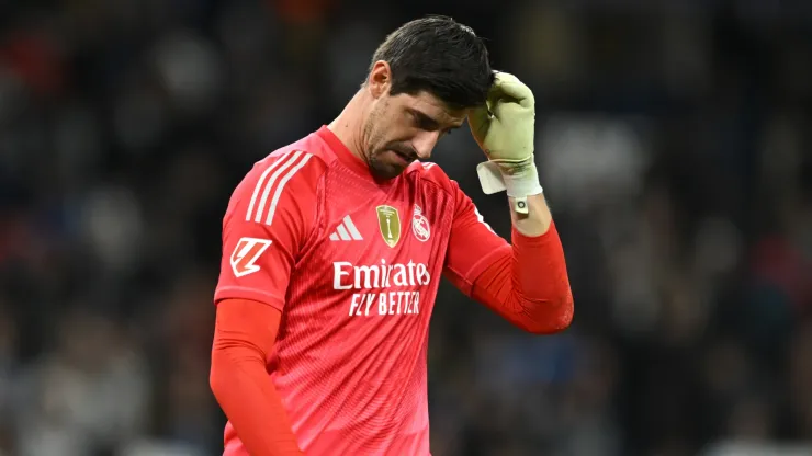 Real Madrid goalkeeper Thibaut Courtois.
