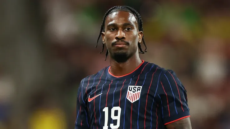 Haji Wright #19 of United States.
