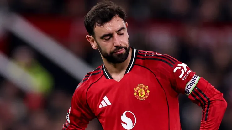 Bruno Fernandes of Manchester United during the Premier League match.
