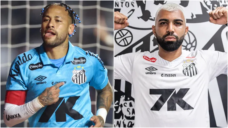 Neymar (left) and Gabigol (right)
