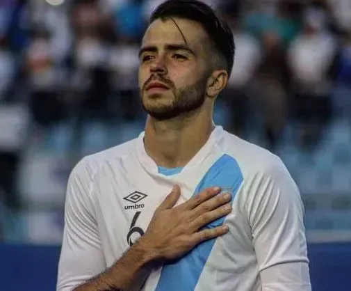 Rodrigo Saravia, jugador de Guatemala.