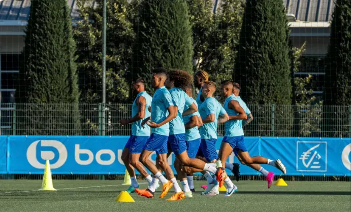 Parte del plantel con que Marcelino García Toral comenzó su ciclo en el Olympique de Marsella. (Foto: OM).