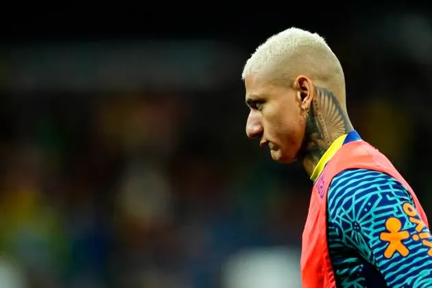 Richarlison reconoció haber atravesado una dura depresión y pensar en la muerte después del Mundial. Imago