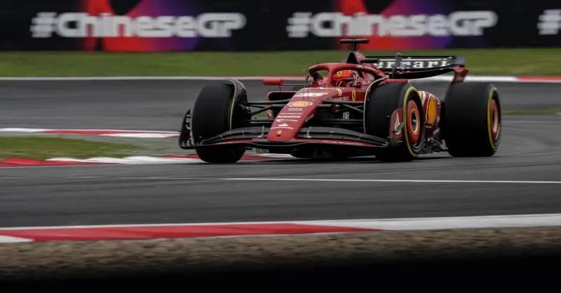 Leclerc largará séptimo la Sprint del GP de China. (IMAGO / Xinhua)