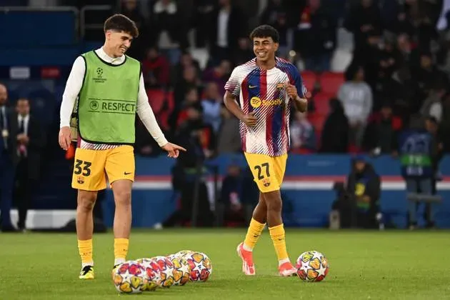 Carlo Ancelotti destacó tanto a Lamine Yamal como a Pau Cubarsí. (IMAGO / Le Pictorium)