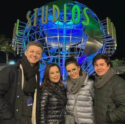 Xororó, Noely, Sandy e Lucas – Foto: Instagram/Sandy