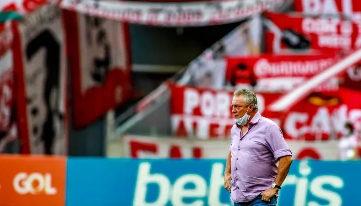 Se vencer o Flamengo, Abel Braga leva o Internacional ao título do Brasileirão 2020. (Getty Images)