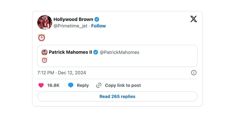 @Primetime_jet / @PatrickMahomes / X