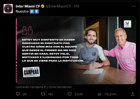 (Fuente: Inter Miami)