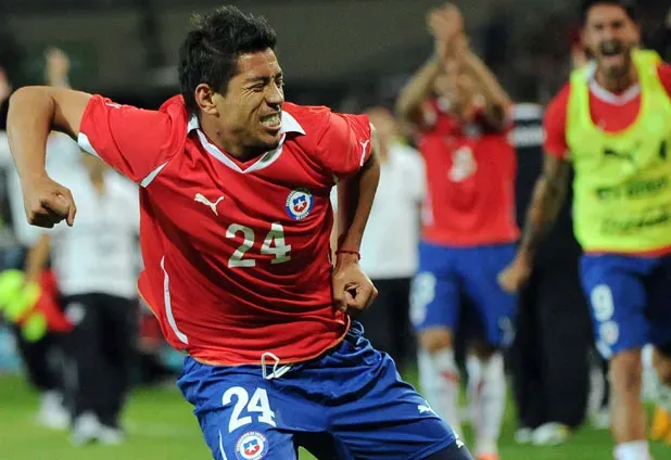 Nicolás Córdova marcó el gol de Chile.