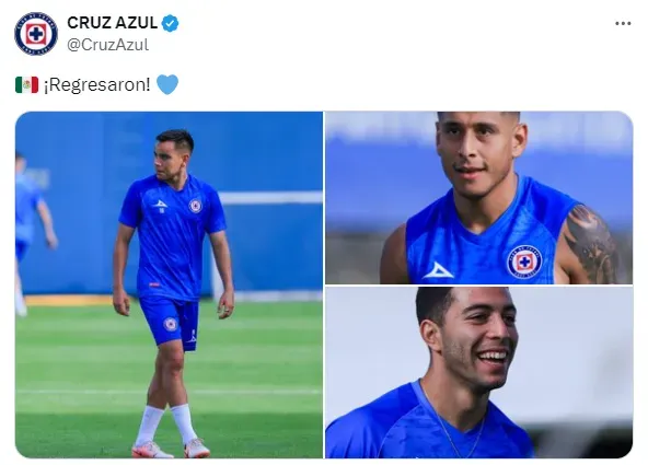 Publicación de Cruz Azul