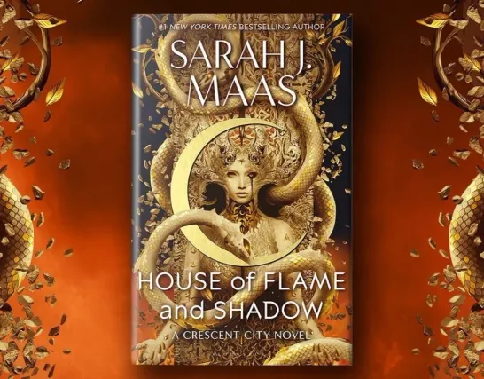 House of Flame and Shadow by Sarah J. Maas. (Source: Instagram @sarahjmaas)