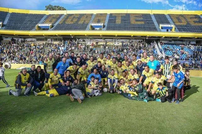 Fue campeón del Senior con Central. Foto Rosario Central.