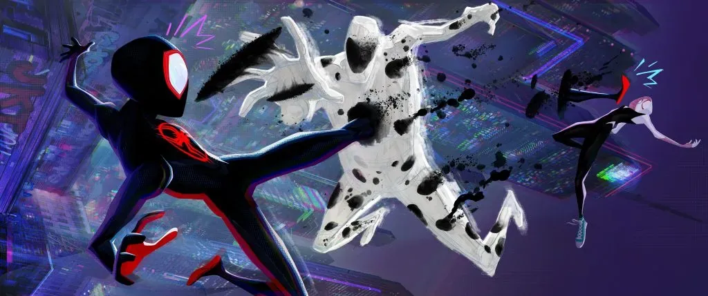 Miles Morales seguirá luchando contra La mancha en Beyond the Spider-Verse. (IMDb)