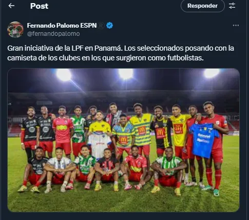 Fernando Palomo en su cuenta oficial de X.