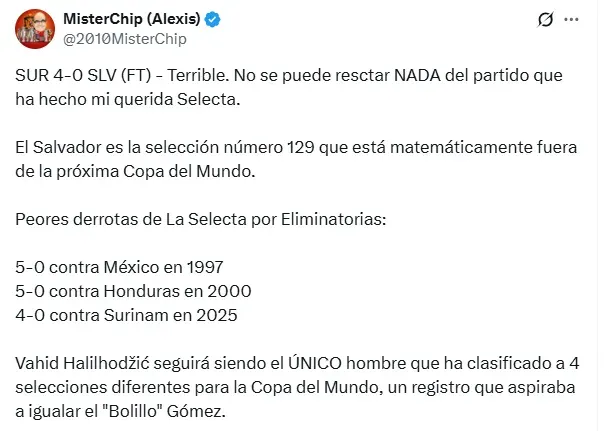 El dato de MisterChip.