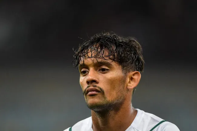 Gustavo Scarpa jogador do Palmeiras durante partida contra o Fluminense no estádio Maracaná pelo campeonato Brasileiro A 2021. Foto: Thiago Ribeiro/AGIF