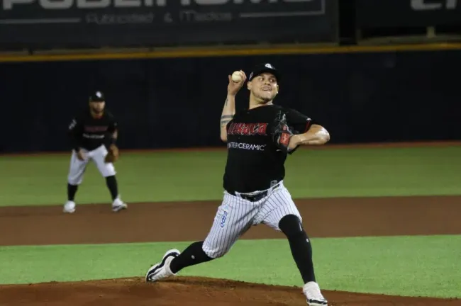 Luis Fernando Miranda ponchó a 12 ante Diablos Rojos del México en el Juego 4 de la Serie de Campeonato del Sur | 27 de agosto 2024 (Cortesía)