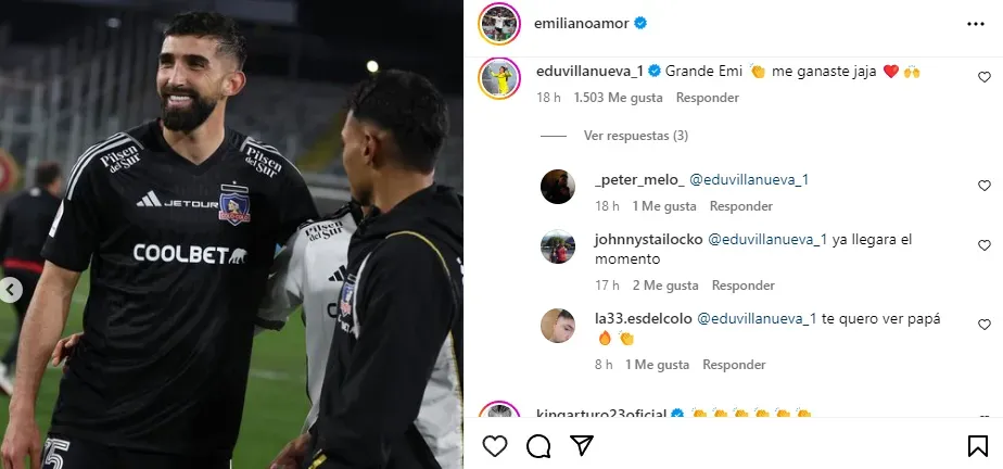 Amor recibió el cariño de hinchas y compañeros