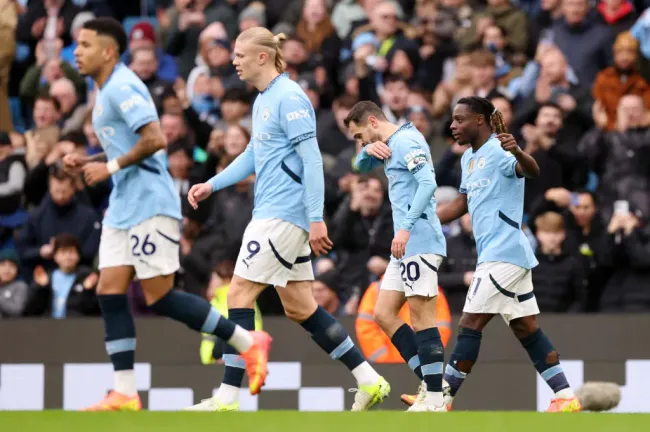 Bernardo Silva anotó el primer gol en el minuto 14 para el Manchester City – Getty