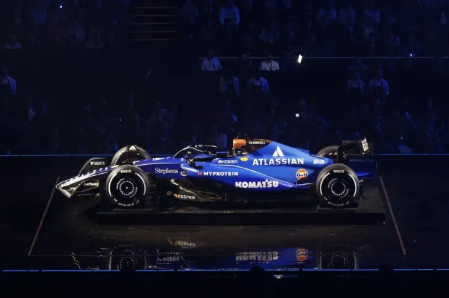 Williams durante F1 75 Live en The O2 Arena (Getty Images).