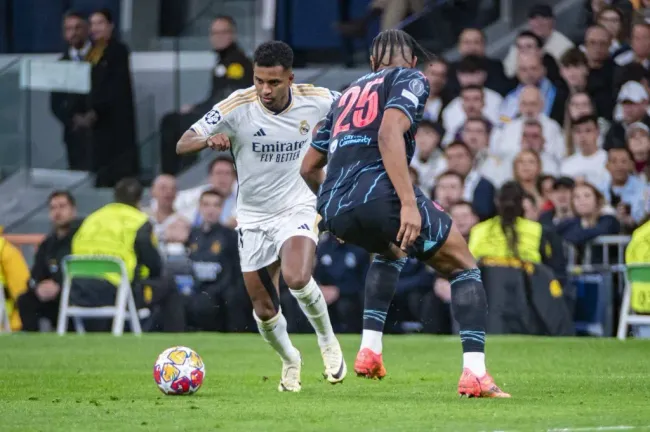 Rodrygo contra o City na última Champions League. Foto: IMAGO / Alberto Gardin