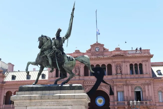 Memorial de Manuel Belgrano en Buenos Aires (Getty Images).