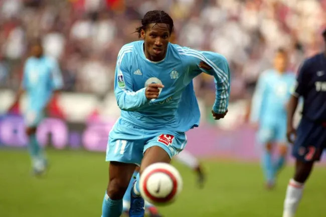 Un joven Didier Drogba destacaba en el fútbol francés. Imago/PanoramiC
