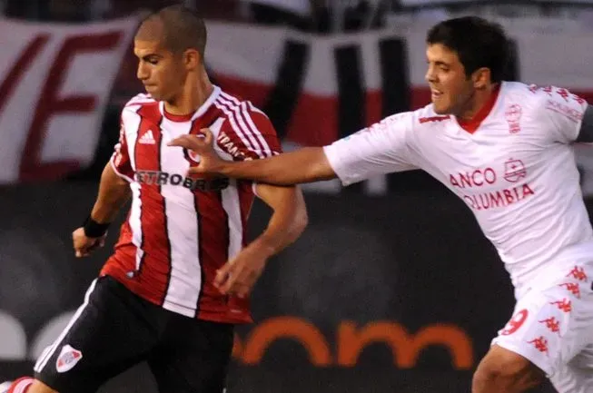 Luciano Abecasis durante su etapa en River. (Foto: La Página Millonaria)