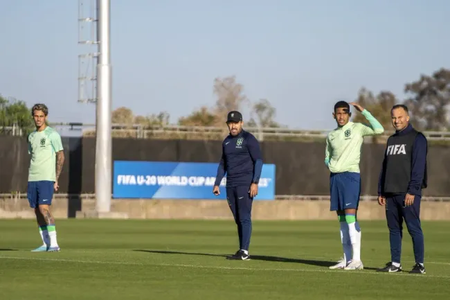 Ramon Menezes e a Seleção Brasileira Sub-20 encerraram preparação para o duelo das quartas de final contra Israel Créditos: Lesley Ribeiro/CBF