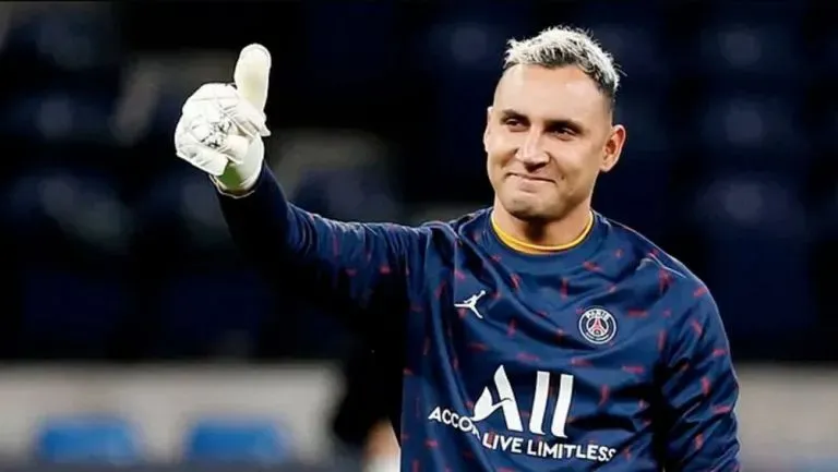 Keylor Navas con el PSG