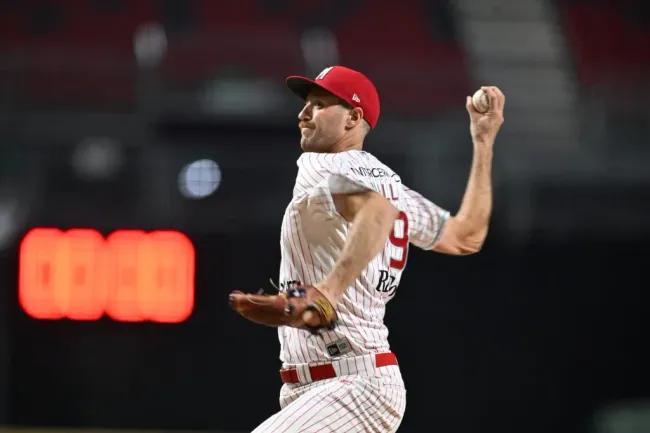 Brooks Hall 5 IP | 5 H | 1 R | 3 BB | 2 K vs Leones de Yucatán | Juego 1 Serie de Zona | 15 de agosto 2024, Estadio Alfredo Harp Helú (Cortesía)