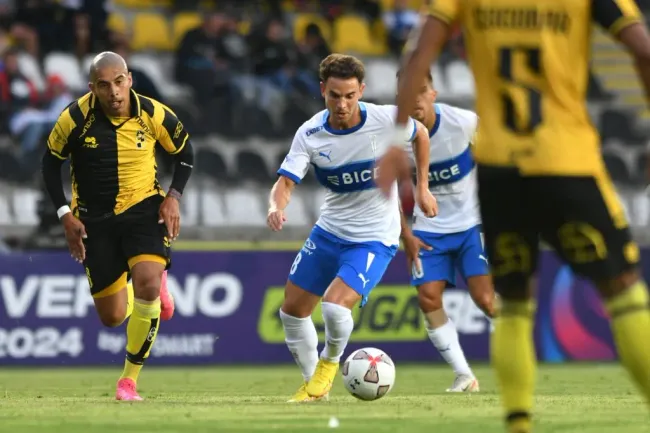 Lucas Menossi, uno de los refuerzos de Universidad Católica. (Alejandro Pizarro Ubilla/Photosport).