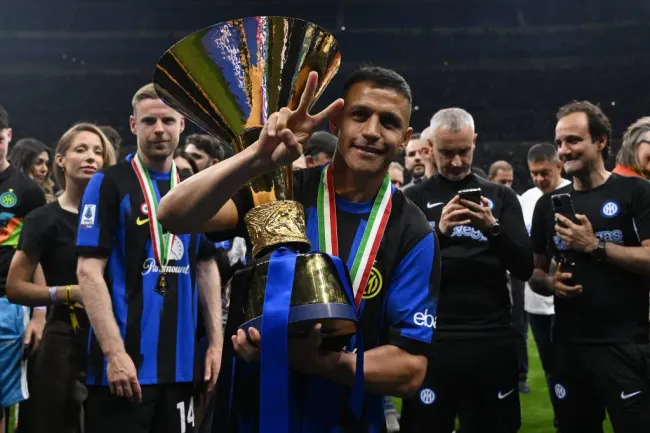 Alexis Sánchez jugó su última temporada con el Inter de Milán y no le renovarán aunque lo pida a gritos. Foto: IMAGO.