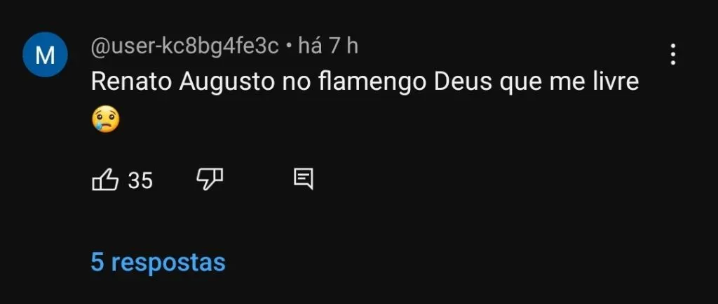 Repercussão via YouTube.