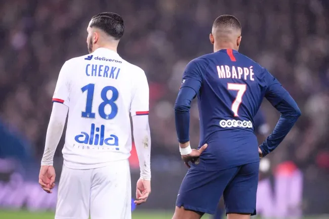 Cherki e Mbappé já atuaram juntos pela Ligue 1, mas em equipes diferentes. Foto: IMAGO / PanoramiC