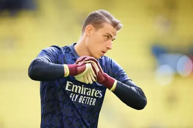 Andiy Lunin no será titular en la final de la Champions y podría dejar el Real Madrid.