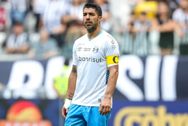 Luis Suárez na partida contra o Atlético-MG. Foto: Gilson Lobo/AGIF